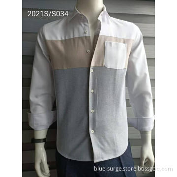 Soft Modern Design One Pocket Men's Shirts